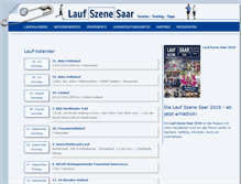 Tablet Screenshot of lauf-szene-saar.de